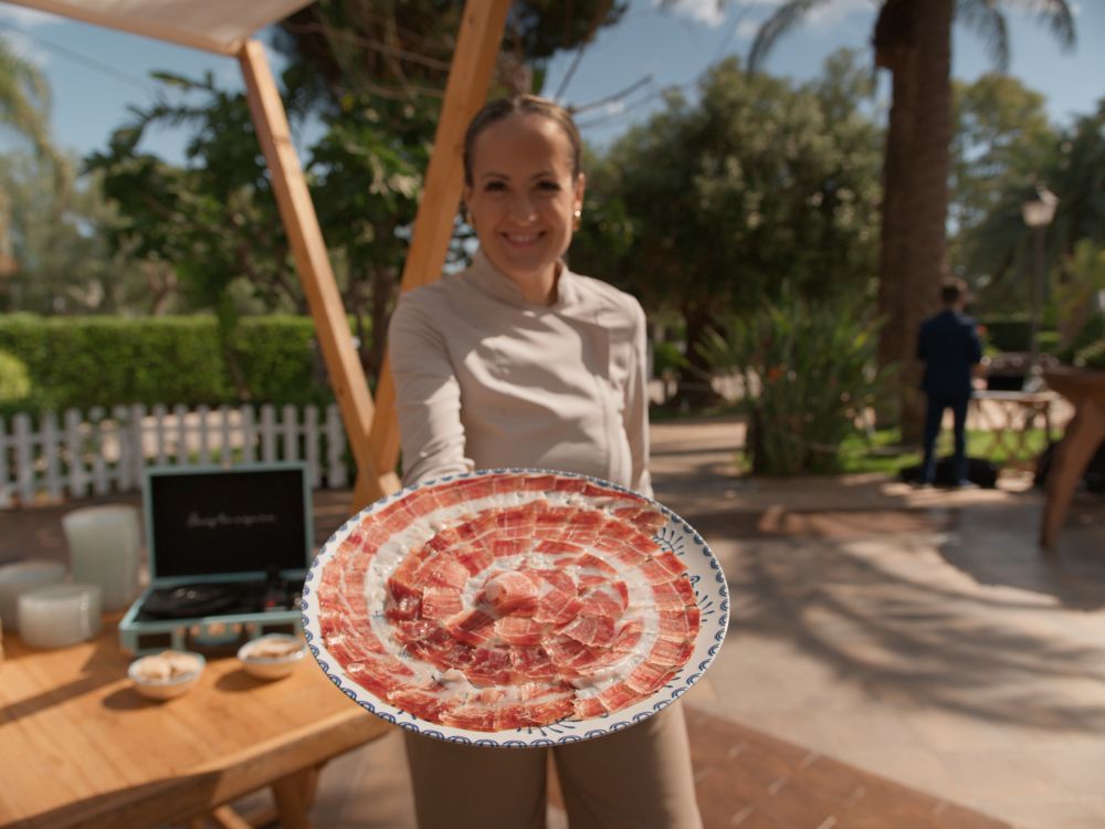 Servicio profesional corte jamon eventos